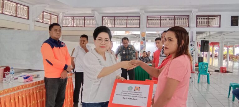 Penyaluran Bantuan Bagi Korban Bencana Alam di Sangihe