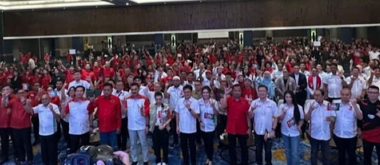 Gelar Konsolidasi Pemenangan dan Deklarasi SK-DT, Olly : Kerja Keras dan Gotong Royong, Banteng Pasti Menang di Sulut