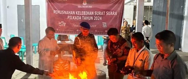 Pemusnahan Kelebihan Suara di Pilkada Sangihe