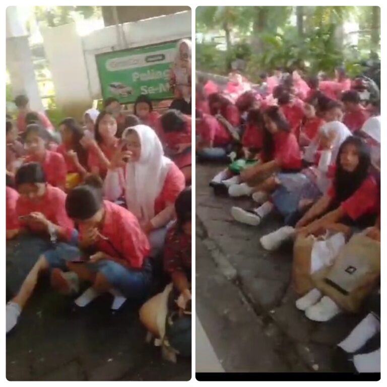 Kejamnya Kepsek SMK Negeri 3 Manado, Puluhan Siswa Tidak Diizinkan Ikut KBM hanya Gara-gara Terlambat