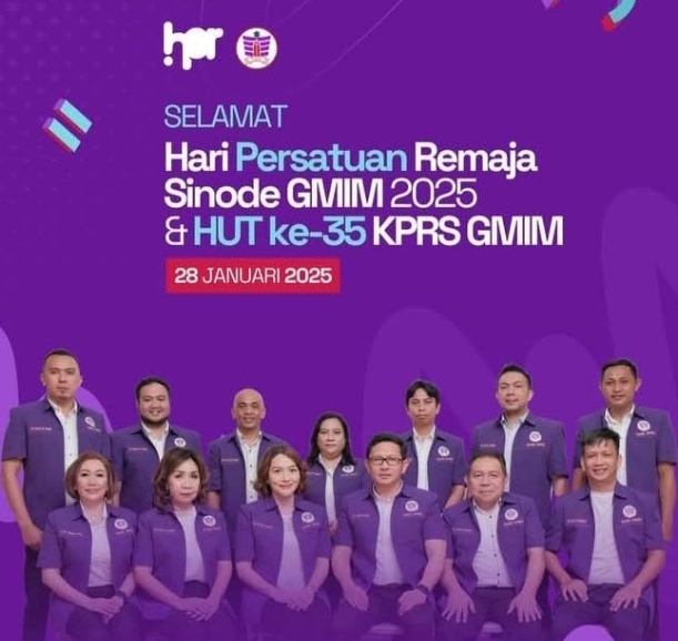 HPR GMIM 2025 dan HUT KPRS Ke-35, MEP : Bukan Selebrasinya, Tetapi Remaja Harus Berakar, Bertumbuh dan Berbuah di dalam Kristus