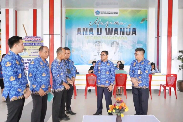 Wakil Bupati Beserta dan Para Kadis Kunjungan Ke Pelayanan “Musema Ana U Wanua”