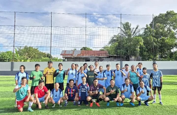Kejari Bitung Menang 15 – 8 Vs Tim Gabungan Media dan KPU, Yadin cetak 8 Gol