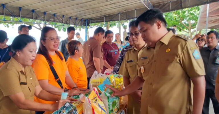 Wabup Tendris Bulahari Buka Gerakan Pangan Murah