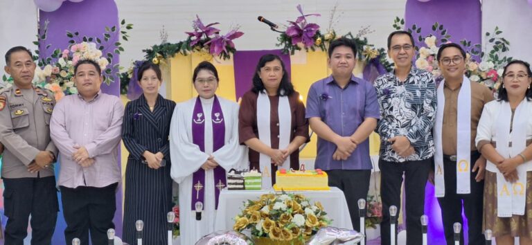 Hadiri HUT ke-34 Jemaat GMIM Paulus Apela Dua, Wawali Bitung: Bukti Nyata Kasih & Anugerah Tuhan