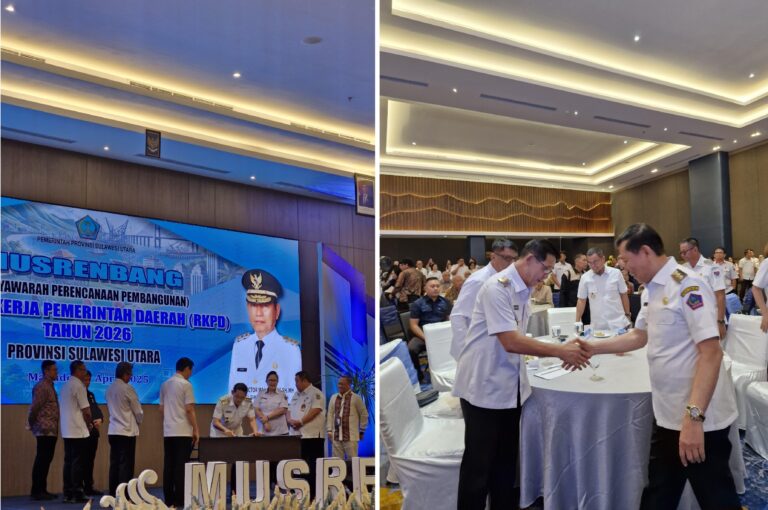 Sinergi Pembangunan, Wali Kota Bitung Hadiri Musrembang RKPD Provinsi Sulawesi Utara Tahun 2026