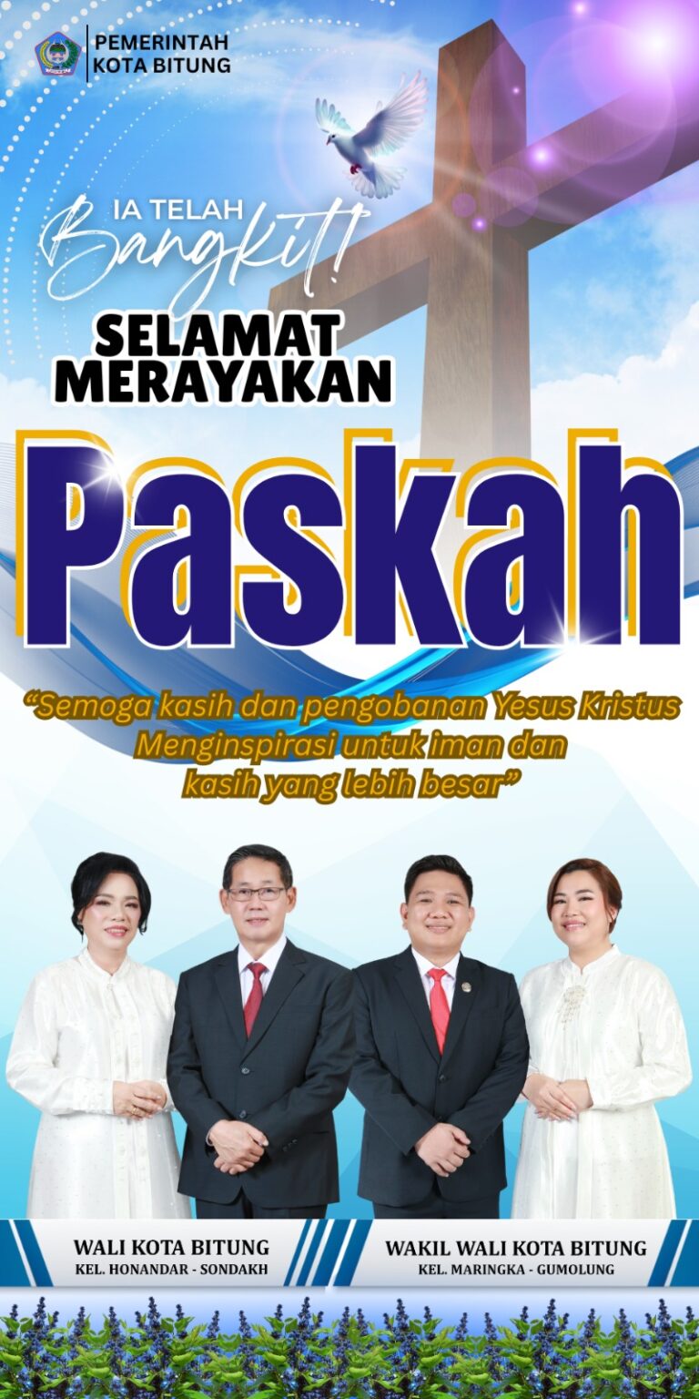 Pemerintah Kota Bitung Ucapkan Selamat Merayakan Paskah Kepada Umat Kristiani