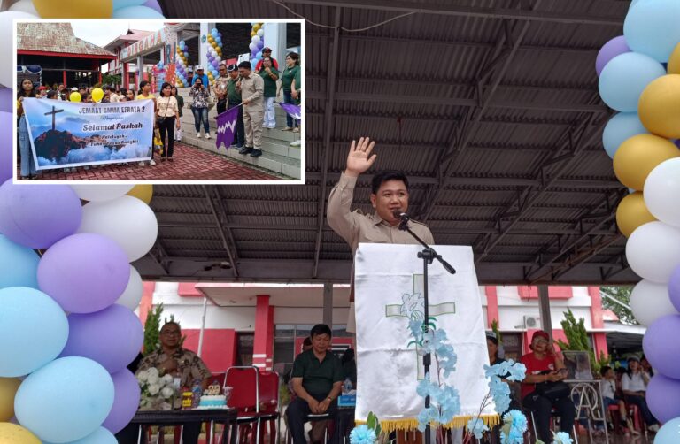 Wakil Walikota Bitung Hadiri Ibadah Perayaan Paskah Bersama Jemaat GMIM Wilayah Bitung Satu