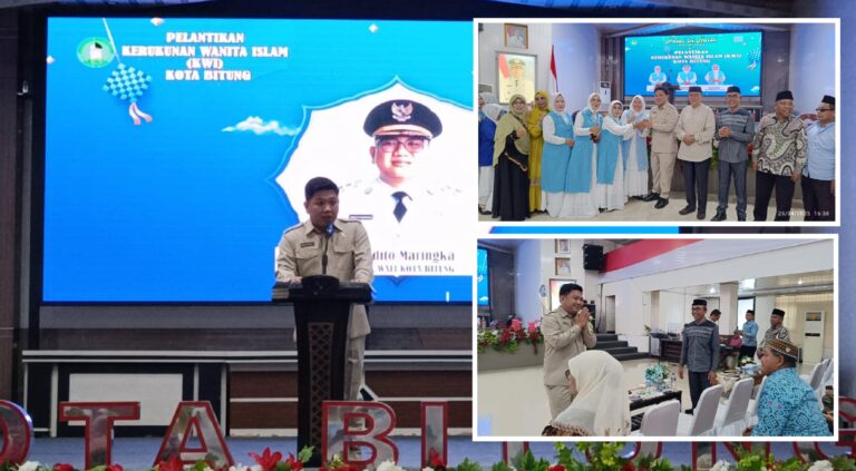 KWI Resmi di Lantik, Wawali: Tongggak Awal Peran Strategis Perempuan Muslimah di Kota Bitung