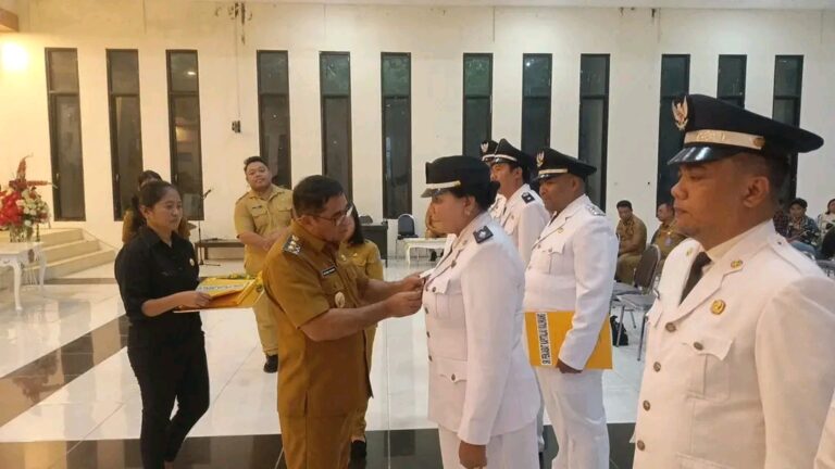 Ini Pesan Wakil Bupati Sitaro di Pelantikan 14 Pejabat Kapitalau
