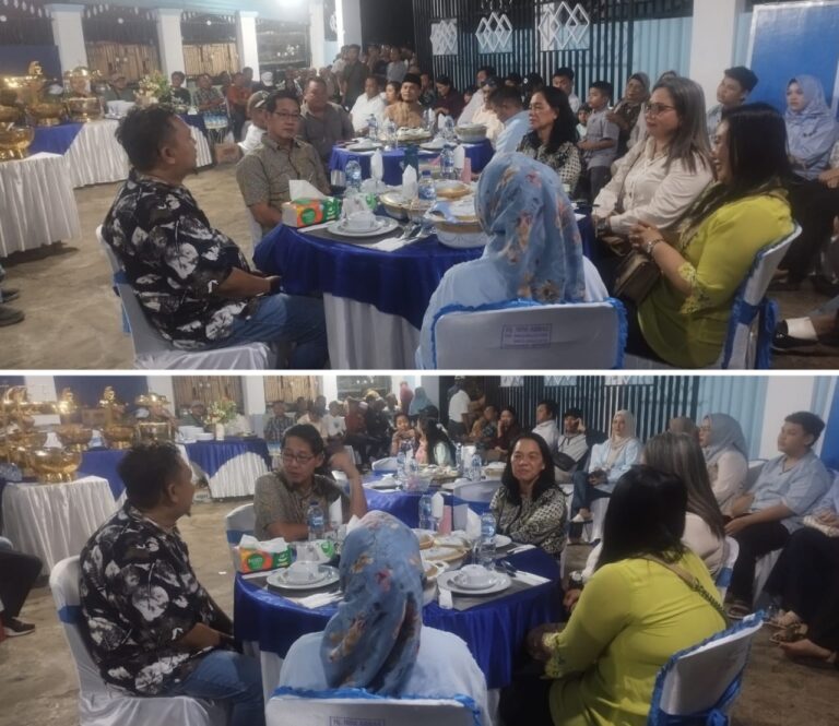Jaga Hubungan Harmonis, Wali Kota & Ketua TP-PKK Bitung Silahturahmi ke Pengusaha Perikanan Ini
