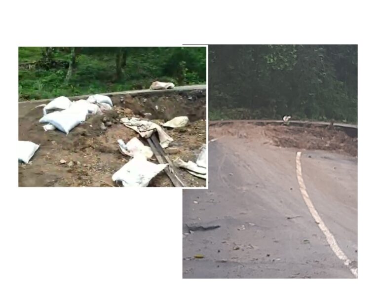 Pemkot Bitung Tanggapi Keluhan Masyarakat Terkait Kerusakan Jalan di Rarandam Kelurahan Pintu Kota. 