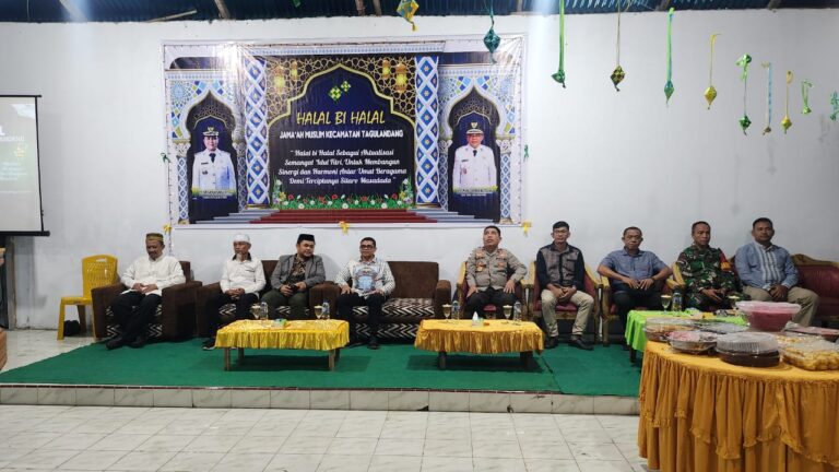 Wabup Sitaro Hadiri Halal Bihalal, Heronimus: Semoga Ini Terus Memperkuat Solidaritas Kita