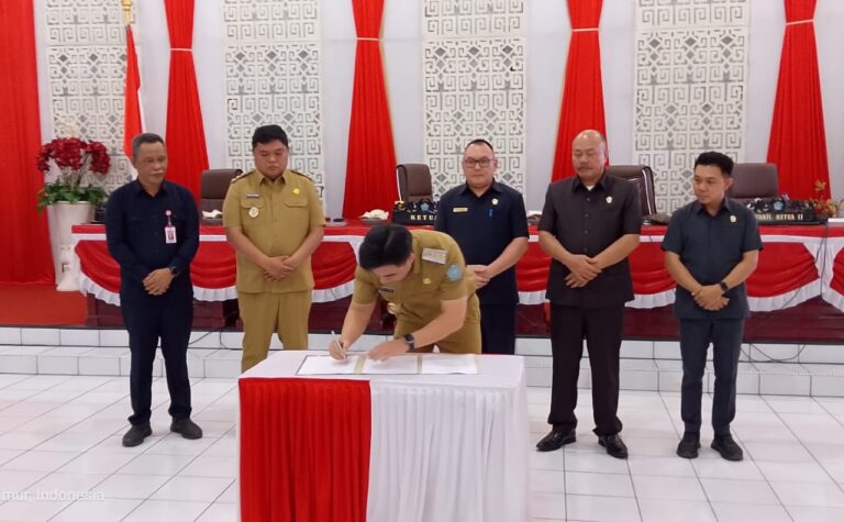 Ranwal RPJMD 2025-2029 Disepakati Pemkab dan DPRD Sangihe