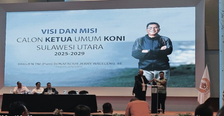 Jerry Waleleng Sah Pimpin KONI Sulut 2025-2029, “Kita Bersatu Majukan Insan Olahraga Bumi Nyiur Melambai”