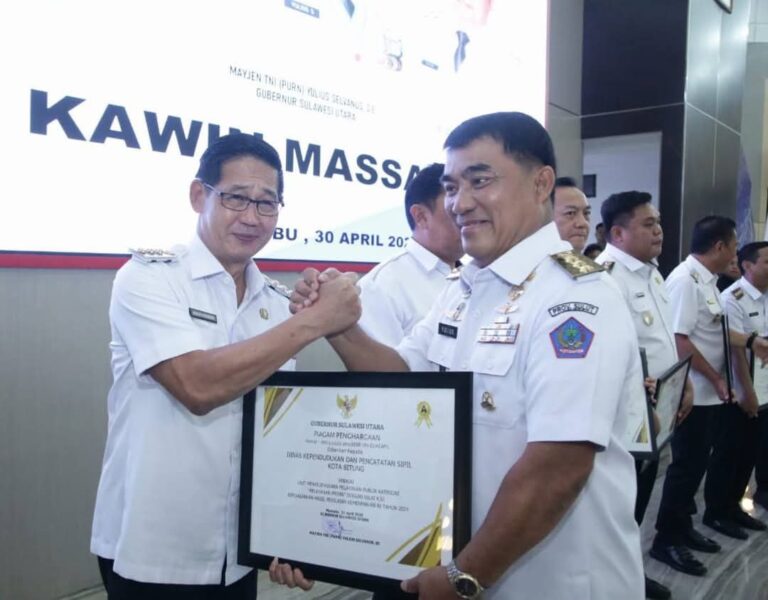 Raih Predikat Pelayanan Prima Tahun 2024, Honandar: Ini Adalah Bukti Reformasi Birokrasi Berjalan di Kota Bitung