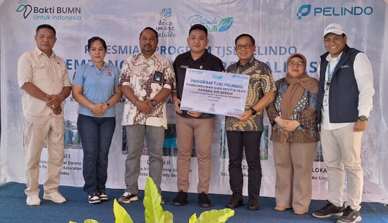 Randito Maringka: Terimakasih Kepada PT. Pelindo Atas Program Revitalisasi Sarana Air Bersih untuk Warga Makawidey
