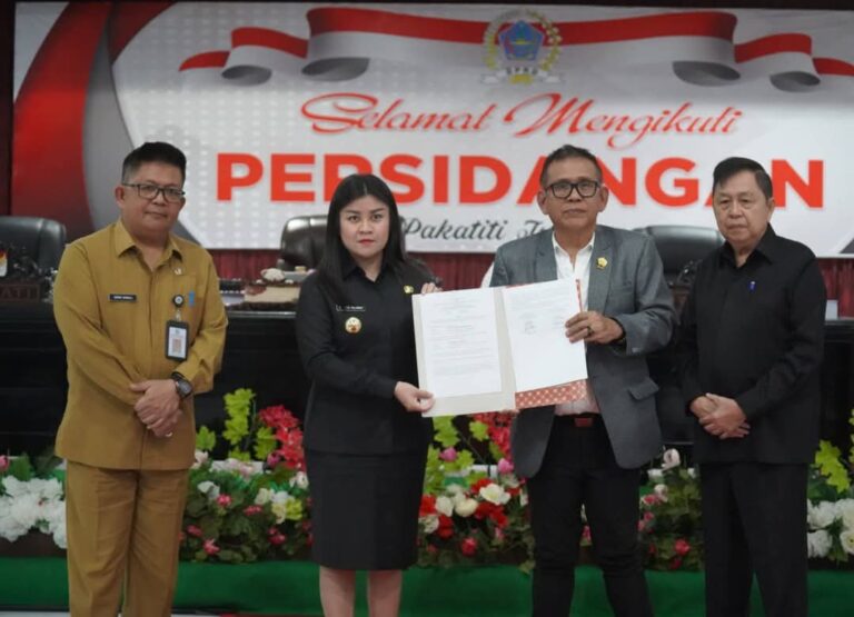 Bupati Chyntia Kalangit Hadiri Rapat Paripurna Rancangan Awal RPJMD 2025 – 2030