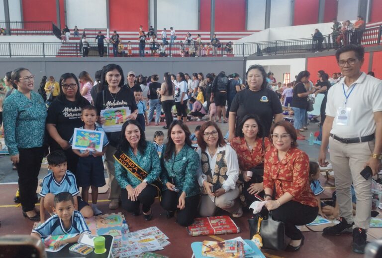Bunda PAUD Kota Bitung Saksikan Lomba Mewarnai, Gerak dan Lagu Dalam Rangka HUT ke 75 IGTKI – PGRI