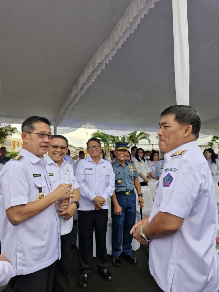 Jelang Idul Adha, Walikota Bitung Hadiri Penyerahan 50 Ekor Hewan Kurban Oleh Pemprov Sulut.
