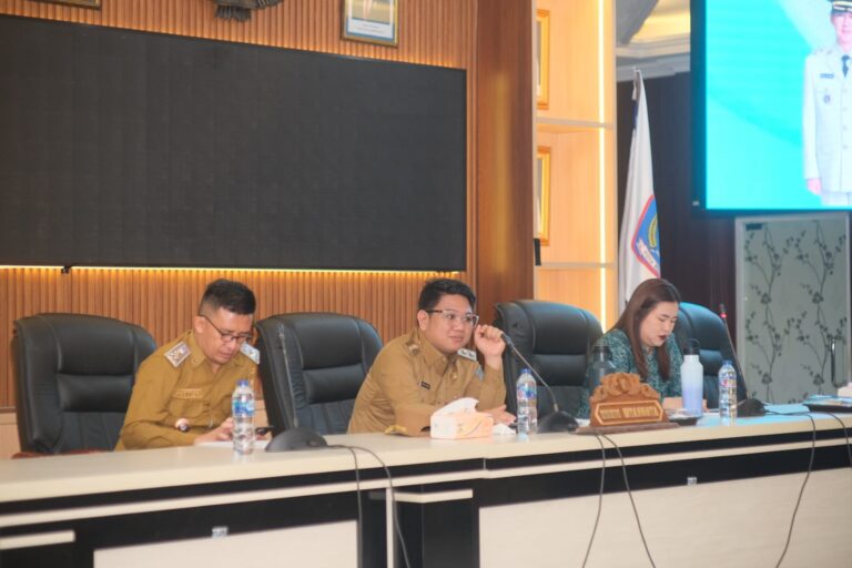 Wawali Randito Maringka Pimpin Rakor Tim Percepatan Pencegahan dan Penurunan Stunting Kota Bitung