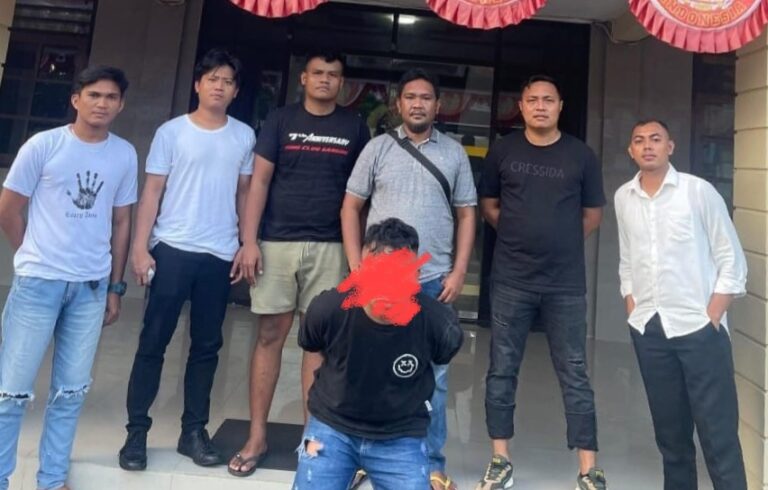 Reskrim Polres Sangihe Tangkap Pelaku Pencurian di Toko Kompleks Pasar Towo’e