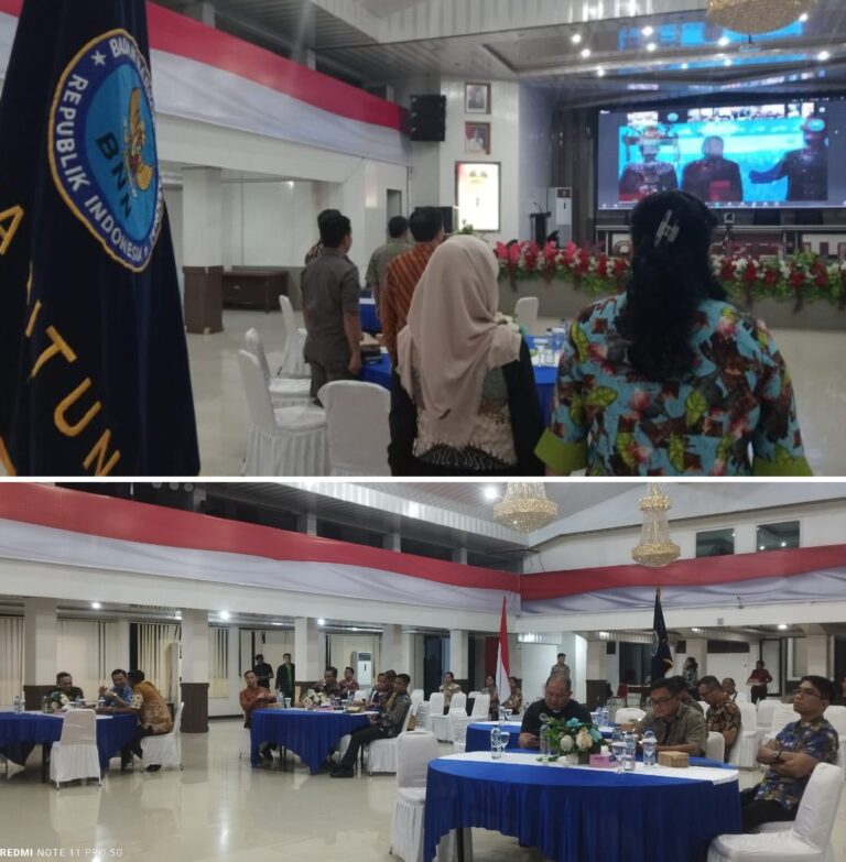 Peringatan HANI tahun 2025, BNNK Bitung Siap Wujudkan 8 Kelurahan Bebas Narkoba Lewat Program Bersinar