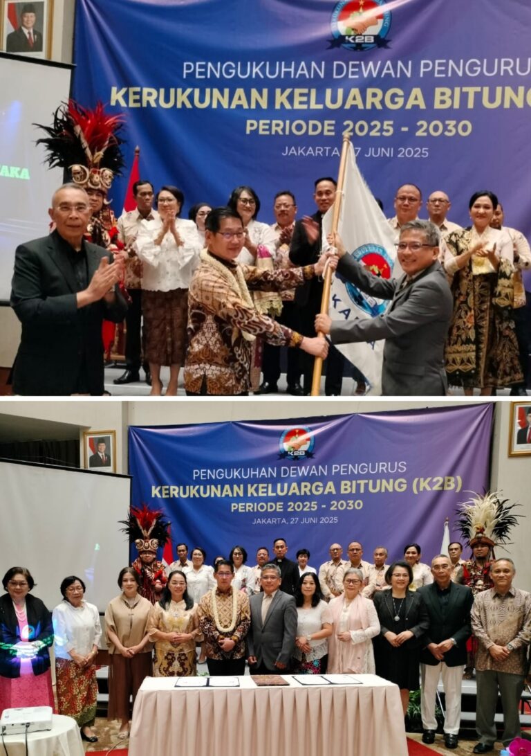 Hengky Honandar Hadiri Pelantikan Pengurus Baru Kerukunan Keluarga Bitung di Jakarta