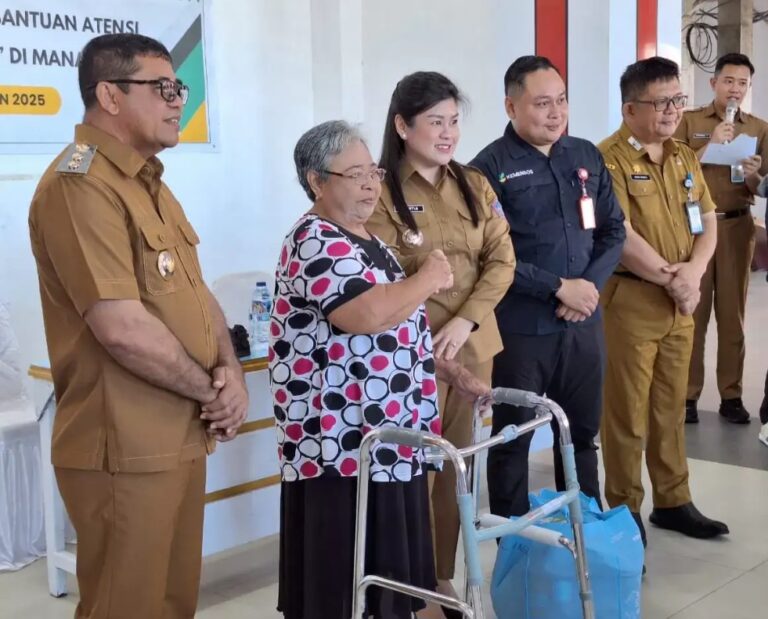 Bupati dan Wakil Bupati Sitaro Kawal Bantuan Astensi Dari Kemensos RI