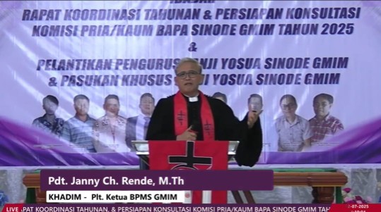 Ketua BPMS Pdt Rende: P/KB GMIM Perlu Membangun Sesama Anggota yang Dilayani