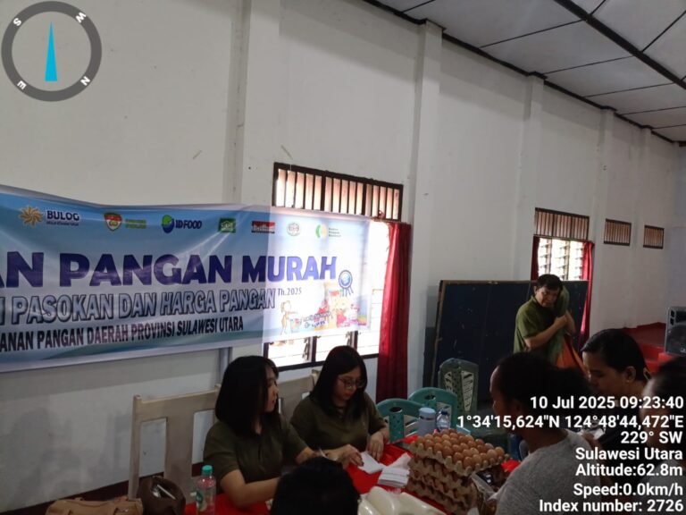 Pemprov Mulai Gelar Operasi Pangan Beras Hari Ini di Manado, Gubernur Yulius Antisipasi Minsel Jelang Pengucapan