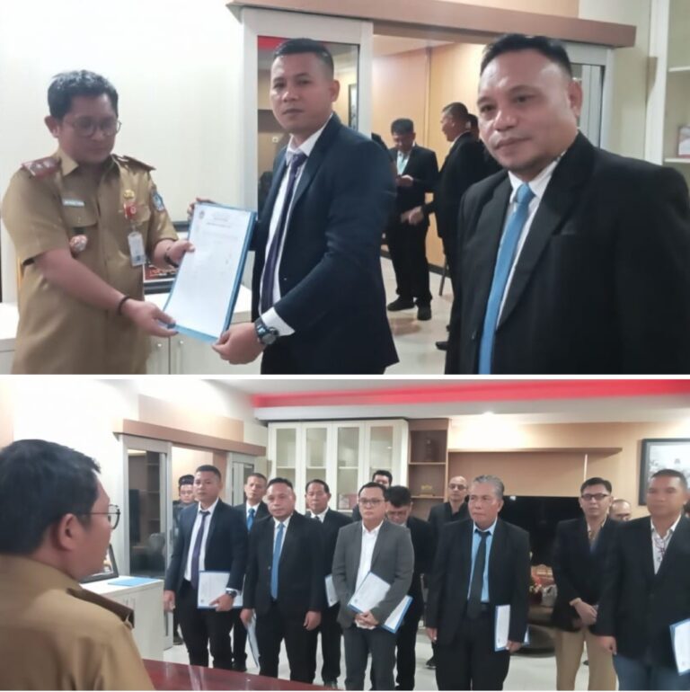 Pemkot Bitung Lantik Plt. Direksi, Dewan Pengawas Perumda Pasar dan Perumda Bangun Bitung
