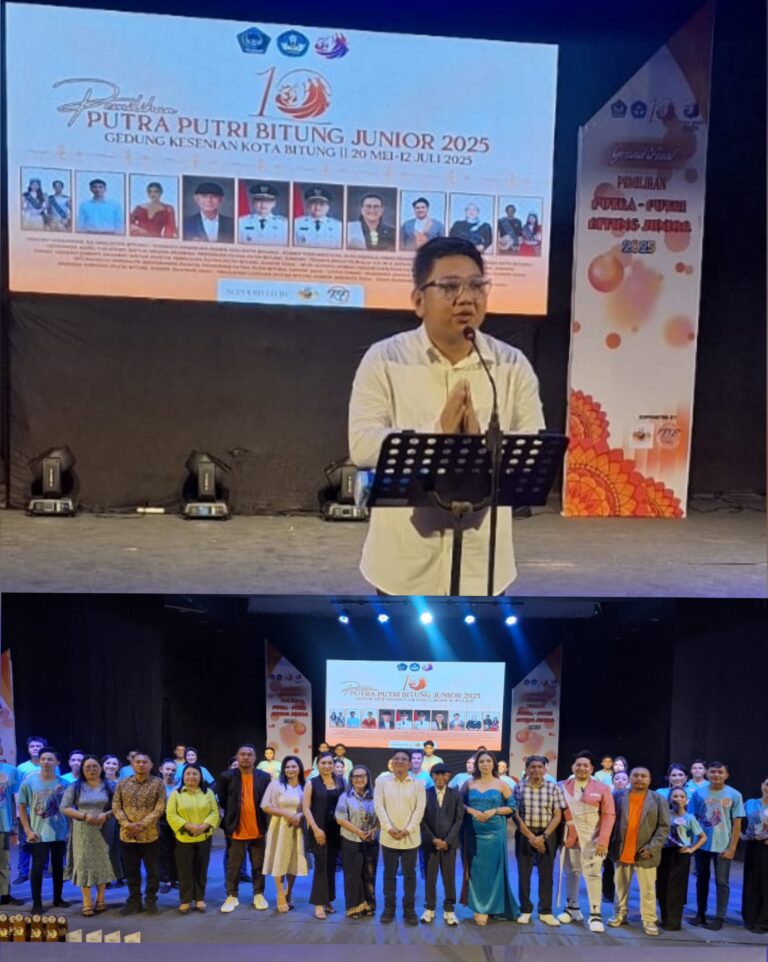 Hadir Grand Final Pemilihan Putra/Putri Bitung Junior 2025, Ini Pesan Wawali Randito Maringka