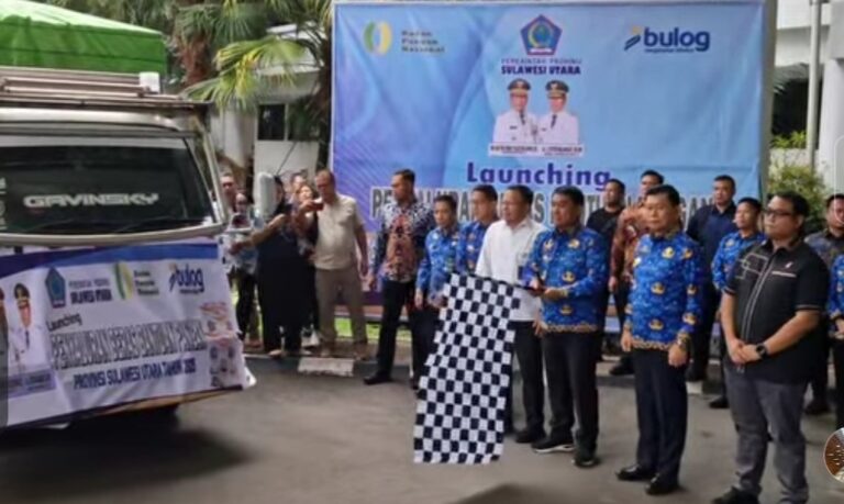 Komitmen Gubernur Yulius Jaga Ketahanan Pangan & Tekan Inflasi di Sulut, Pagi Tadi Launching Penyaluran Beras ke 15 Kab/Kota