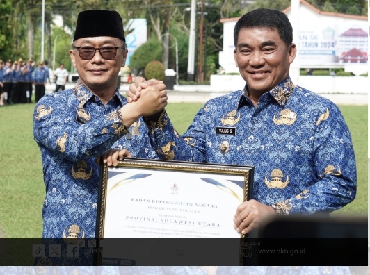 TMT 3.420 PPPK Pemprov Sulut Tercepat dari Target Nasional, Kepala BKN Apresiasi Komitmen & Kecepatan Gubernur Yulius: Luar Biasa !!!