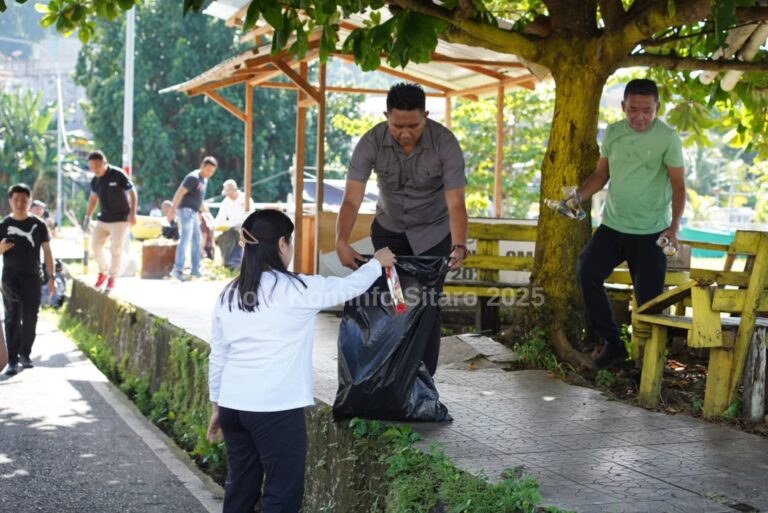 Usung Tema “Hentikan Polusi Plastik”. Bupati Sitaro Kerahkan Sejumlah ASN di Hari Lingkungan Hidup.