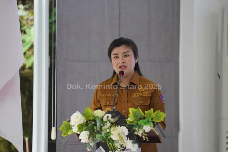 Bupati Sitaro Buka Bimtek Optimalisasi Penggunaan Aplikasi ARIP