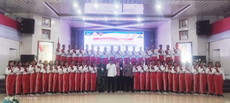 Wawali Randito Maringka Buka Secara Resmi Diklat Calon Paskibraka Tingkat Kota Bitung