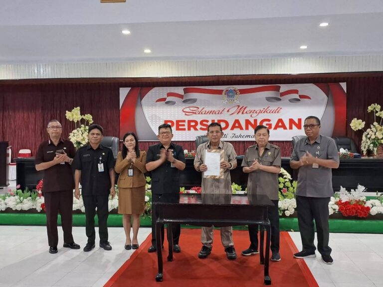 Tim TAPD Pemkab Sitaro Hadiri Paripurna Harmonisasi RPJMD