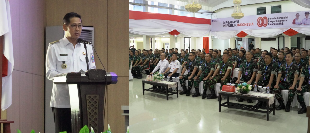 Wali Kota Hengky Honandar Menerima Siswa KKN Seskoau Angkatan ke 63 Tahun 2025