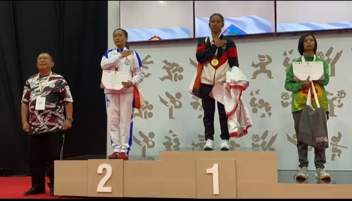 Taklukan Tuan Rumah PON Beladiri Kudus, Vanda Sandinganeng Sumbang Emas untuk Sulut, Diserahkan Ketua KONI, “Luar Biasa!”