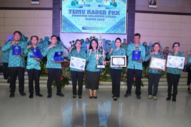 Tim Penggerak PKK Kota Bitung Raih Juara Umum Pada Temu Kader PKK Se-Provinsi Sulawesi Utara