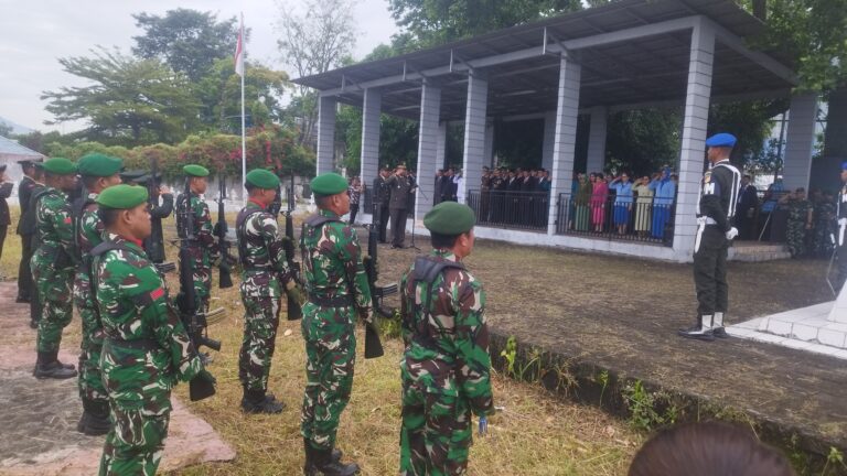 Dandim 1310/Bitung Pimpin Upacara Ziarah Nasional Peringatan Hari Pahlawan ke-80 Tahun 2025