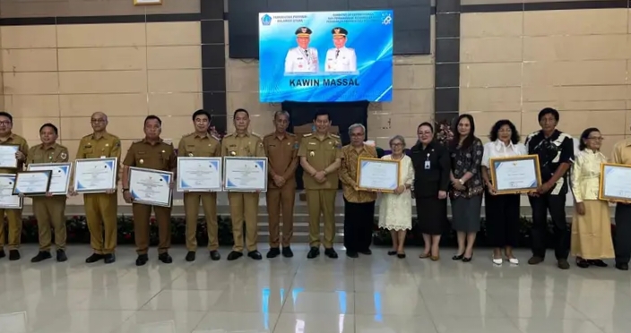 Nikah Massal Pemprov Sulut Dihadiri Bupati Sangihe