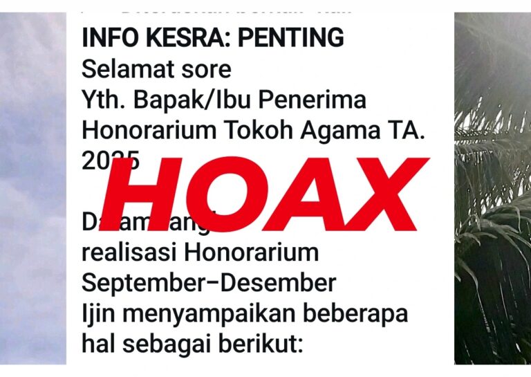 Bantah Keras Isu Pencairan Honorarium Tokoh Agama TA 2025, Ini Penjelasan Resmi Kabag Kesra Juliet Sompotan
