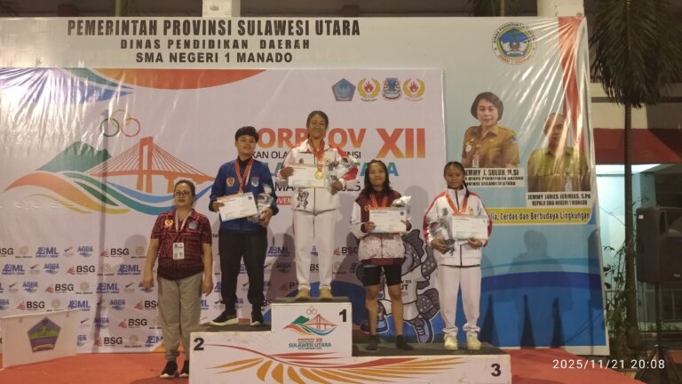 Dibawah Asuhan Camp Breve MMA Sulut, Atlet BSG-TC Vanda Sandinganeng Sukses Sabet Emas 2 Cabor Sambo Porprov Sulut 2025