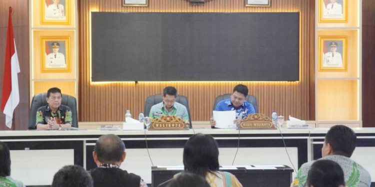 Pemkot Bitung Gelar Rapat EPRA, Penyerapan Anggaran Tahun 2025 Fokus Membayar Hutang Pemerintah Sebelumnya