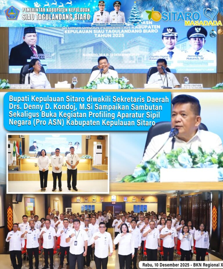 Pemkab Sitaro Dorong Transformasi ASN Melalui PROASN: Data Akurat, Layanan Publik Semakin Berkualitas