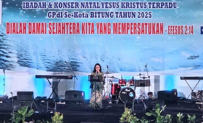 Ellen Honandar Sondakh Hadiri Ibadah Natal GPDI se-Kota Bitung, Wapres Gibran Ajak Seluruh Jemaat Mendoakan Sejumlah Daerah yang  Dilanda Bencana