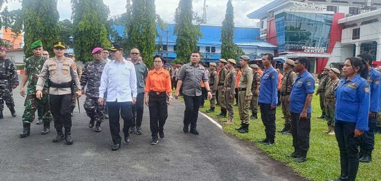 Wali Kota Bitung Pimpin Apel Gelar Pasukan Kesiapsiagaan Jelang Natal 2025 dan Tahun Baru 2026